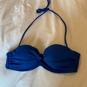 Victoria Secret Royal Blue Bandeau bikini top